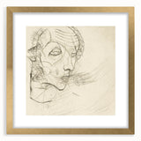 Modern Art Deco Wall Art – Abstract 1920s Inspired Sketch Portrait