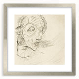 Modern Art Deco Wall Art – Abstract 1920s Inspired Sketch Portrait