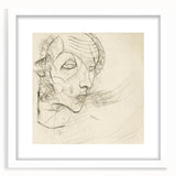 Modern Art Deco Wall Art – Abstract 1920s Inspired Sketch Portrait