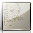 Modern Art Deco Wall Art – Abstract 1920s Inspired Sketch Portrait