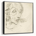 Modern Art Deco Wall Art – Abstract 1920s Inspired Sketch Portrait