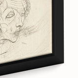 Modern Art Deco Wall Art – Abstract 1920s Inspired Sketch Portrait