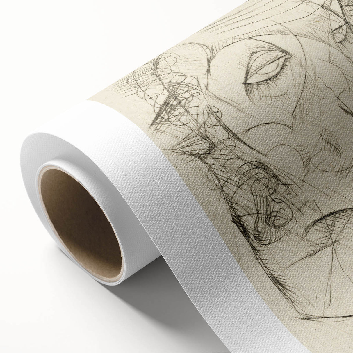 Modern Art Deco Wall Art – Abstract 1920s Inspired Sketch Portrait
