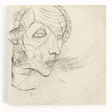 Modern Art Deco Wall Art – Abstract 1920s Inspired Sketch Portrait