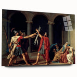 Neoclassical Art Print of The Oath of the Horatii by David - Historic Decor