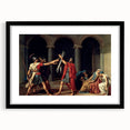 Neoclassical Art Print of The Oath of the Horatii by David - Historic Decor