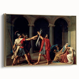 Neoclassical Art Print of The Oath of the Horatii by David - Historic Decor