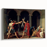 Neoclassical Art Print of The Oath of the Horatii by David - Historic Decor