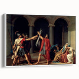 Neoclassical Art Print of The Oath of the Horatii by David - Historic Decor