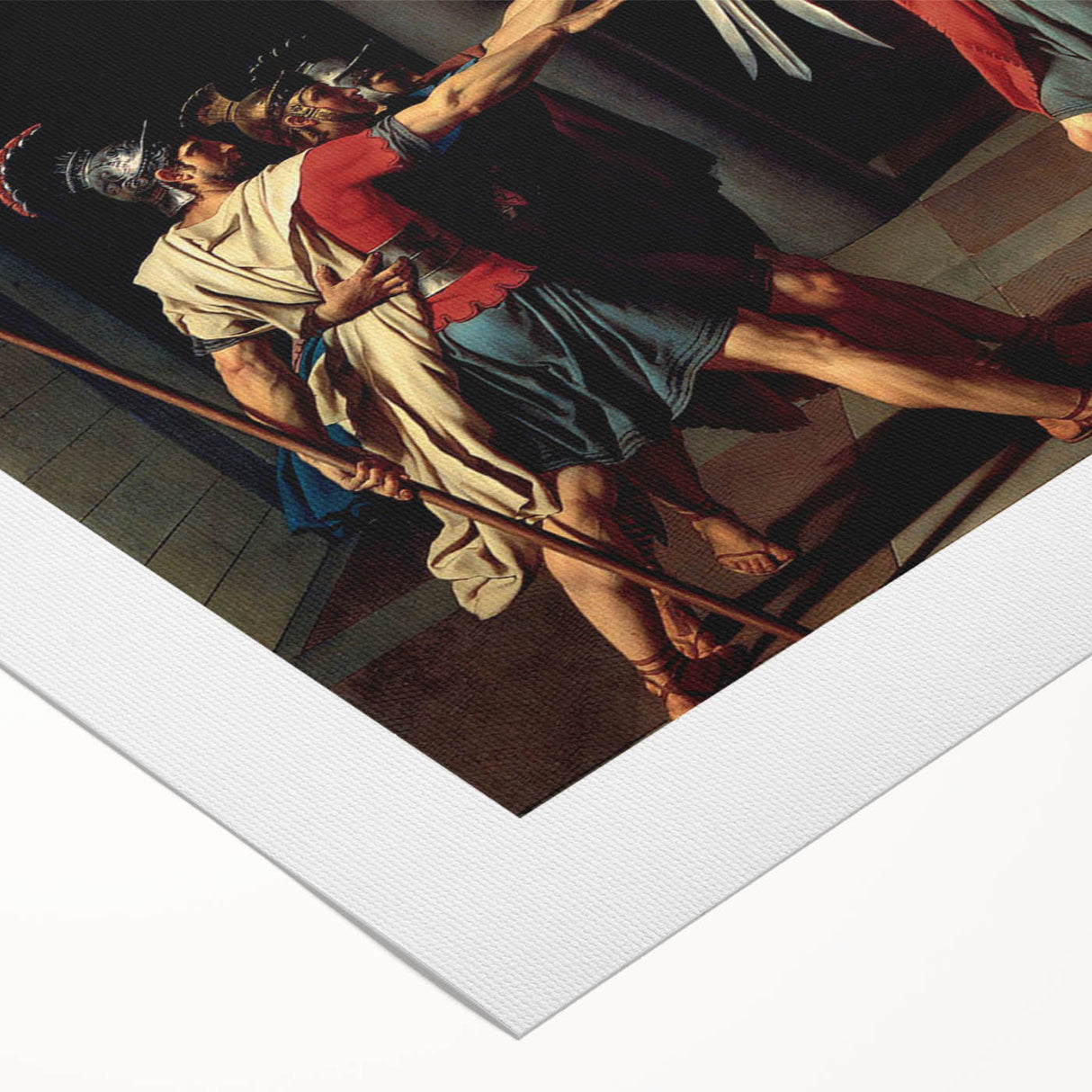 Neoclassical Art Print of The Oath of the Horatii by David - Historic Decor