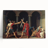Neoclassical Art Print of The Oath of the Horatii by David - Historic Decor