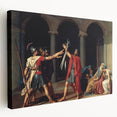 Neoclassical Art Print of The Oath of the Horatii by David - Historic Decor