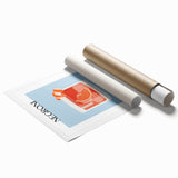 Extra large rolled canvas print featuring a floral art design in pastel shades, ideal for classy bathroom wall art.