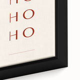 Minimalist Ho Ho Ho – Modern Christmas Wall Hangings