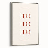 Minimalist Ho Ho Ho – Modern Christmas Wall Hangings