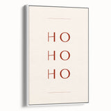 Minimalist Ho Ho Ho – Modern Christmas Wall Hangings