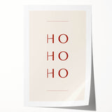 Minimalist Ho Ho Ho – Modern Christmas Wall Hangings