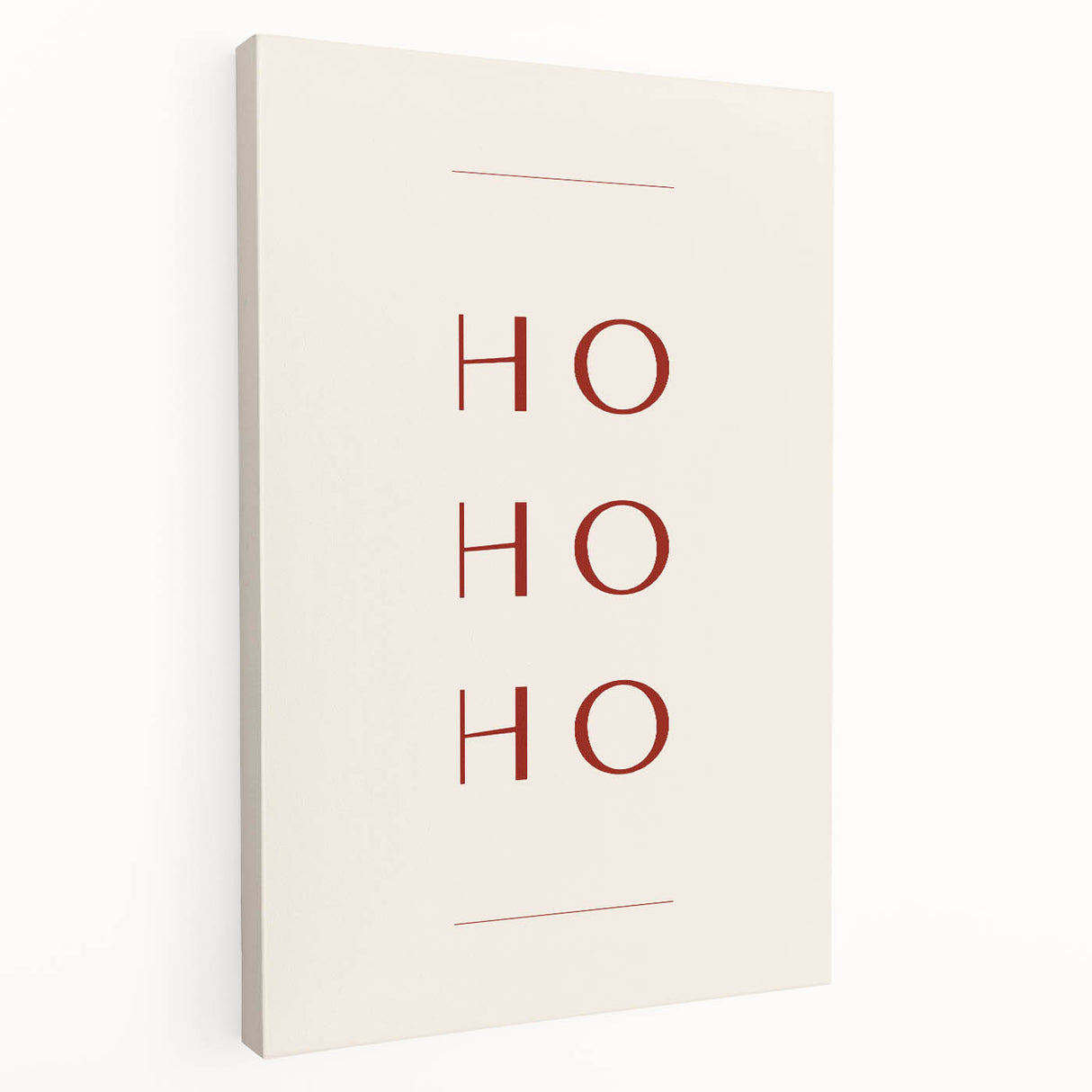 Minimalist Ho Ho Ho – Modern Christmas Wall Hangings