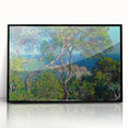 Impressionist Wall Art - Monet's Bordighera Coastal Landscape Print