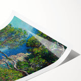 Impressionist Wall Art - Monet's Bordighera Coastal Landscape Print