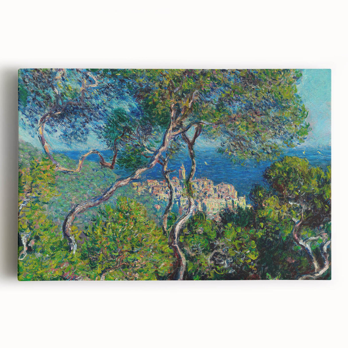 Impressionist Wall Art - Monet's Bordighera Coastal Landscape Print
