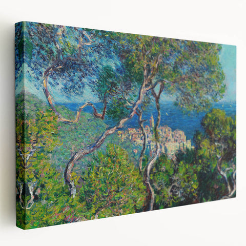 Impressionist Wall Art - Monet's Bordighera Coastal Landscape Print