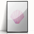Girls Room Wall Art – Watercolor Seashell Nursery Decor Print