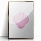 Girls Room Wall Art – Watercolor Seashell Nursery Decor Print