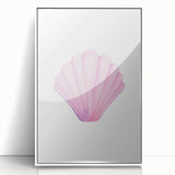 Girls Room Wall Art – Watercolor Seashell Nursery Decor Print