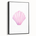 Girls Room Wall Art – Watercolor Seashell Nursery Decor Print