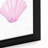 Girls Room Wall Art – Watercolor Seashell Nursery Decor Print