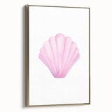 Girls Room Wall Art – Watercolor Seashell Nursery Decor Print