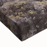 Close-up of a stretched canvas displaying a vibrant landscape countryside wall art design, showcasing rolling hills, lush greenery, and a serene sky, perfect for home decor.