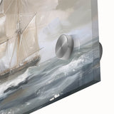 Close-up of a vibrant acrylic landscape artwork showcasing bold colors and intricate details, perfect for enhancing modern home decor and creating a serene atmosphere.