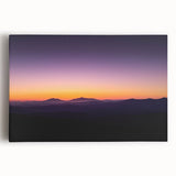 Stretched canvas art depicting a vibrant desert landscape with warm hues of orange and yellow, ideal for home decor or office spaces, enhancing any interior.