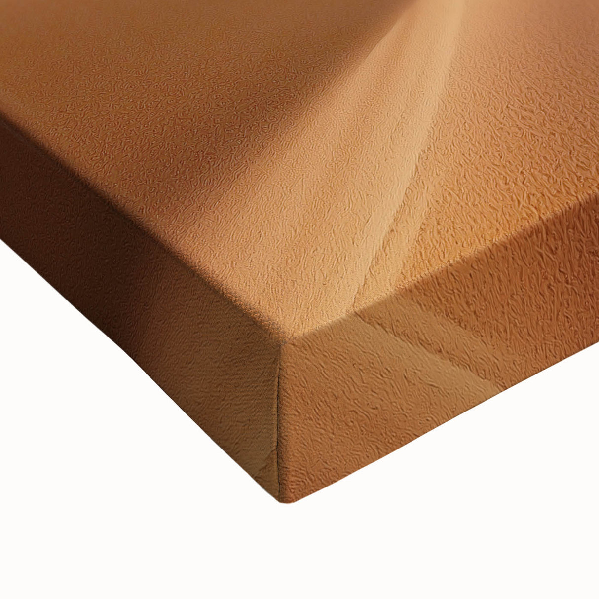 Close-up of a stretched canvas print depicting serene sand dunes at sunset, showcasing soft beige and golden hues, ideal for home decor or artistic inspiration.