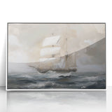 Framed acrylic artwork showcasing a vibrant landscape design with a white frame, perfect for modern home decor. Ideal for enhancing living spaces with artistic flair.