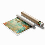 Vibrant landscape wall art print featuring a serene lighthouse scene with dramatic clouds and ocean waves, rolled for easy shipping and display. Ideal for coastal decor enthusiasts.