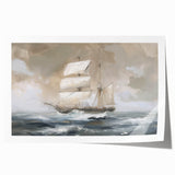 Rolled landscape art print showcasing vibrant mountains and serene skies, featuring rich colors and intricate details, securely packaged in a protective cardboard tube for safe shipping.