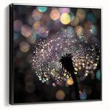 Black and white framed canvas featuring a close-up water landscape, ideal for bedroom wall decor.