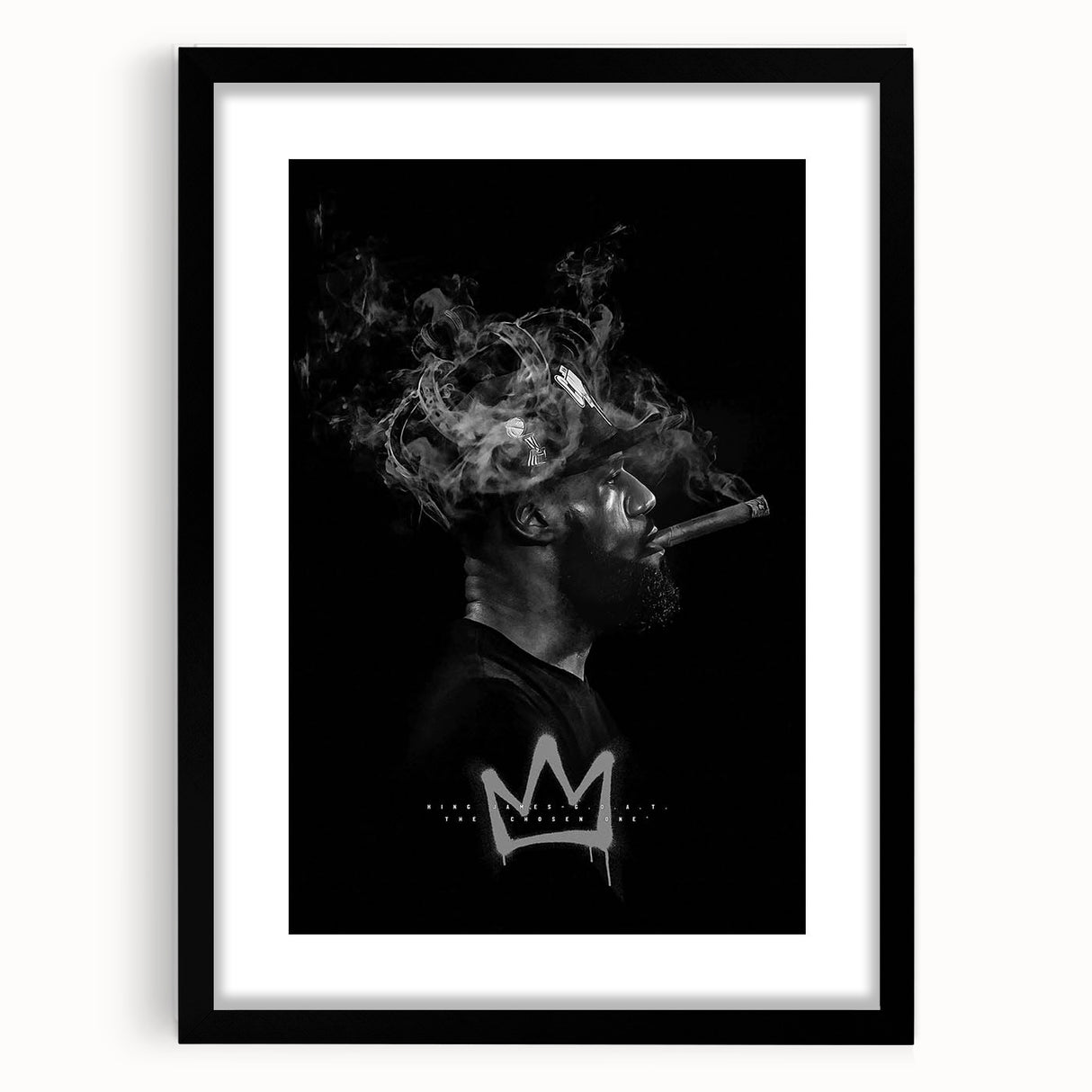 Urban Chic Pop Art Wall Art – Bold Black, Yellow, and White Canvas
