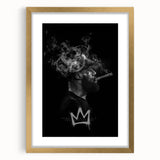 Urban Chic Pop Art Wall Art – Bold Black, Yellow, and White Canvas