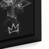 Urban Chic Pop Art Wall Art – Bold Black, Yellow, and White Canvas