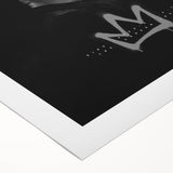 Urban Chic Pop Art Wall Art – Bold Black, Yellow, and White Canvas