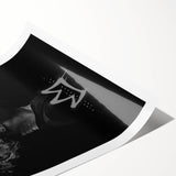 Urban Chic Pop Art Wall Art – Bold Black, Yellow, and White Canvas