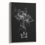 Urban Chic Pop Art Wall Art – Bold Black, Yellow, and White Canvas