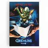 Retro Gremlins Poster Art - Vintage 80s Horror Comedy Prints