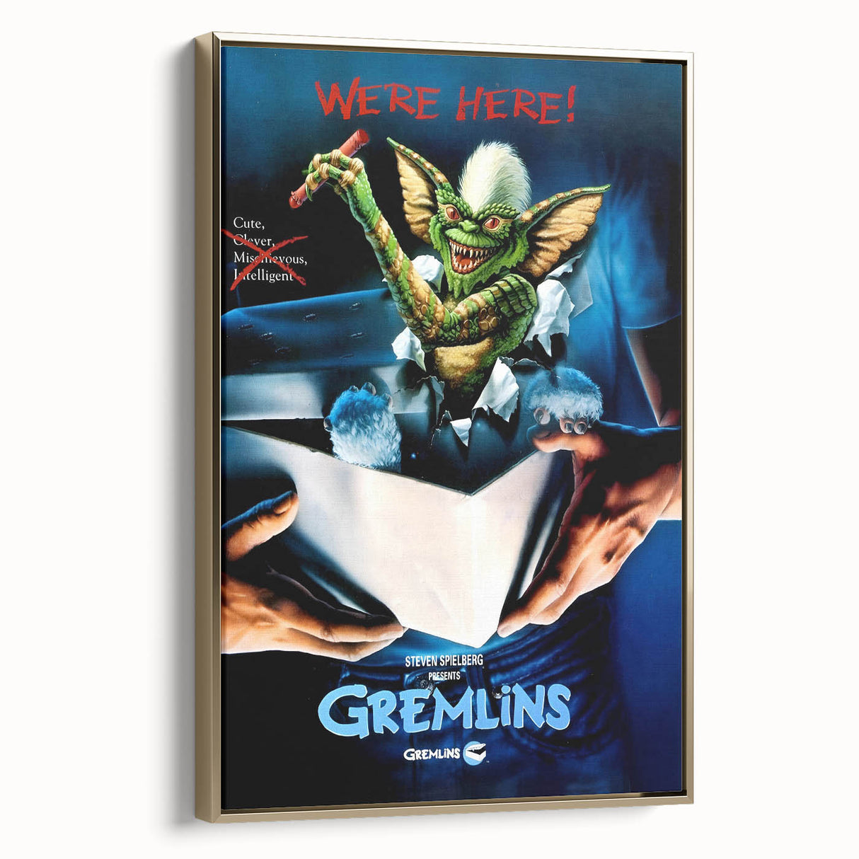 Retro Gremlins Poster Art - Vintage 80s Horror Comedy Prints