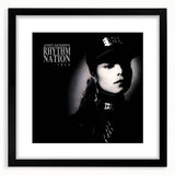 Retro Janet Jackson Rhythm Nation Poster - Vintage Prints for Art