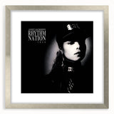 Retro Janet Jackson Rhythm Nation Poster - Vintage Prints for Art